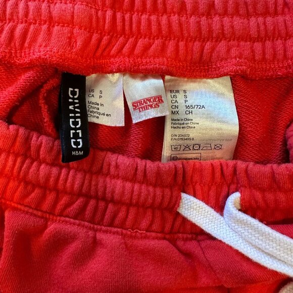 Stranger Things x H&M Limited Edition Red Lifeguard Shorts - Size S - Picture 2 of 3